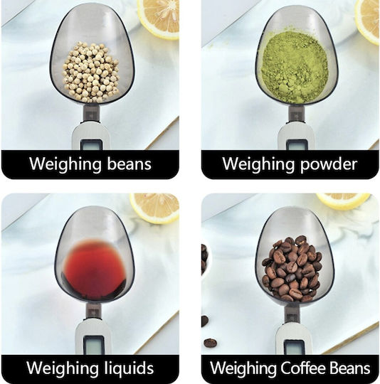 Digital Spoon Scale Pufo Weighing Butter Flour Tea Spices 2 Included Heads