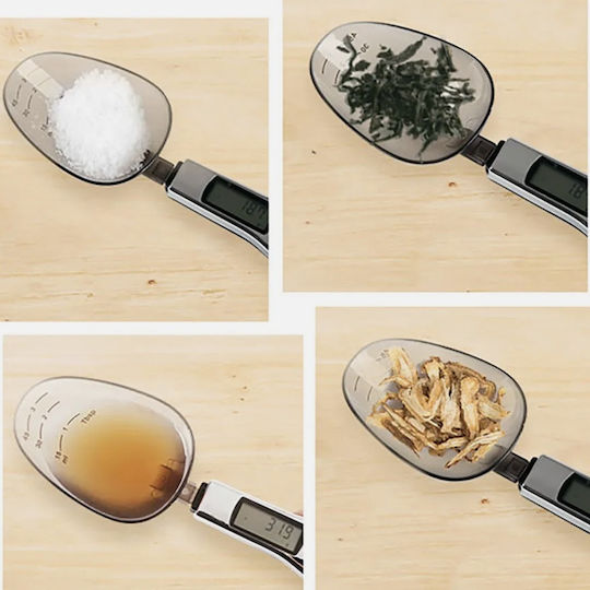 Digital Spoon Scale Pufo Weighing Butter Flour Tea Spices 2 Included Heads