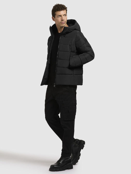 Khujo Jacket Puffer BLACK