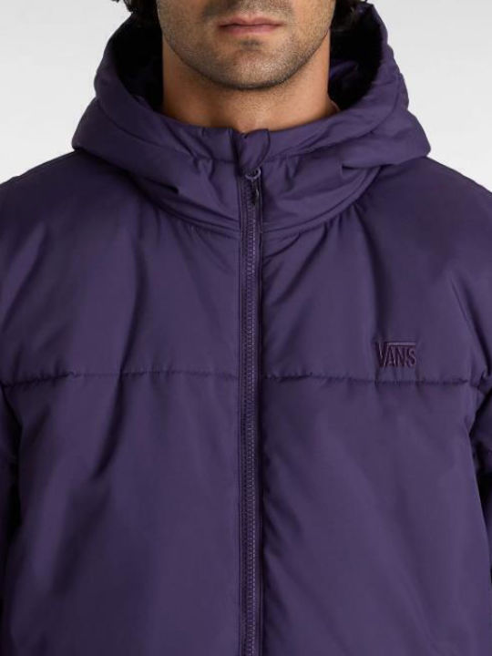 Μπουφάν Puffer Αδιάβροχο Purple