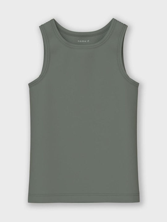 Name It Kids' Set with Undershirts Sleeveless Agave Green 2pcs