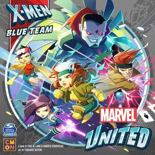 Game Expansion United X-Men Blue Team for 1-4 Players 14+ Years Old (EN) Marvel