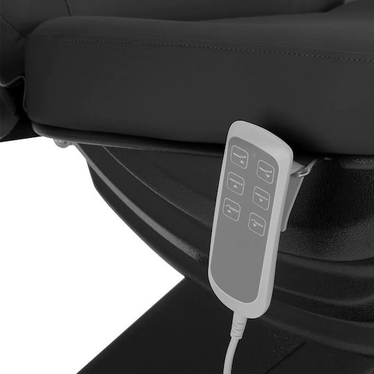 Activeshop Καρέκλα Αισθητικής Μαύρη με Ρυθμιζόμενο Ύψος και Ηλεκτρική Ανύψωση Sillon Classic