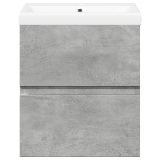 vidaXL Countertop with Sink L41xW45xH38.5cm Gray