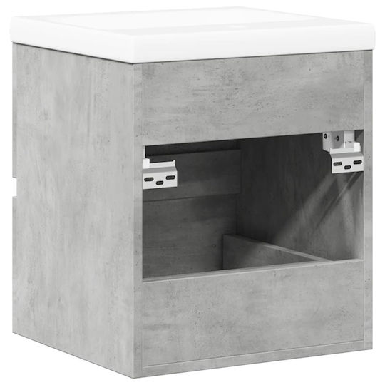 vidaXL Countertop with Sink L41xW45xH38.5cm Gray