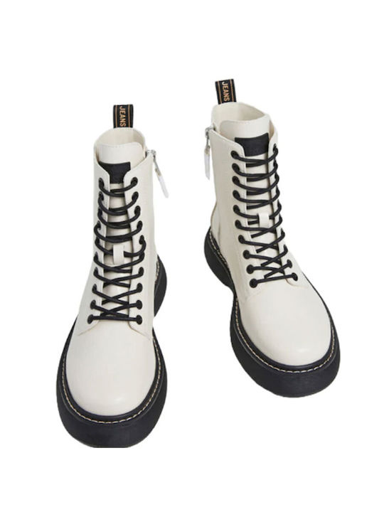 Pepe Jeans Yoko Young Boots White PLS50560-801