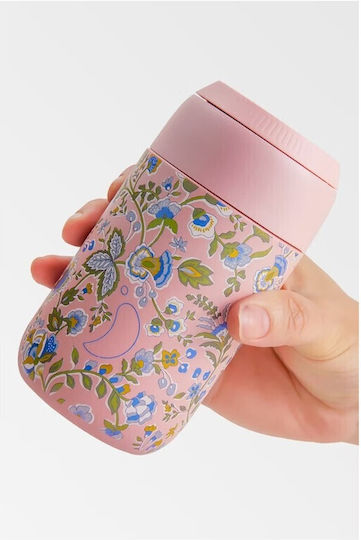 Chilly's Cup Series 2 Liberty Glass Thermos Stainless Steel BPA Free 340ml Pink