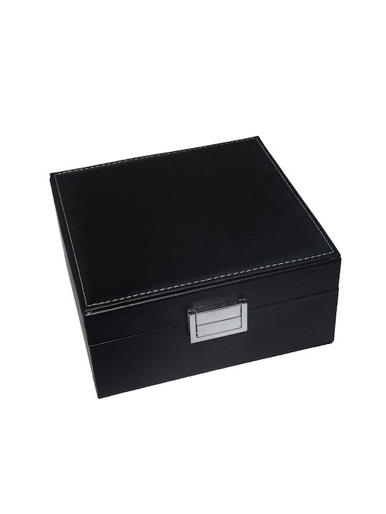 Cutie Pentru Bijuterii Neagră 20x19x9.5cm