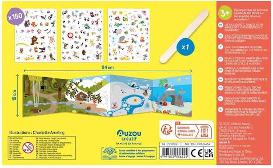 536424 Auzou 150 Animal Stickers Designs