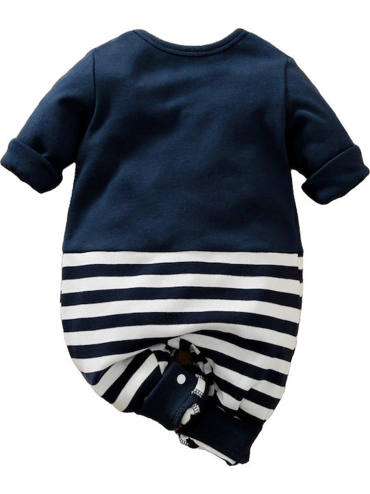 TakTakBaby Babystrampler Langärmliges Marineblau