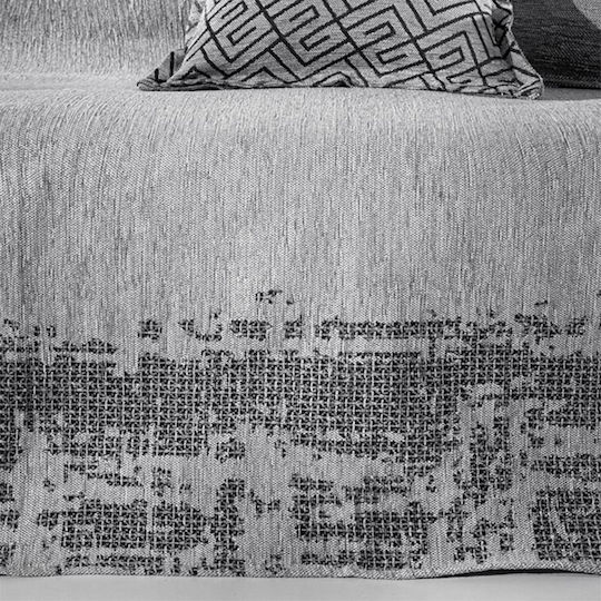 Guy Laroche Perth Фотьойл Throw Chenille 180x150 см Сребърен