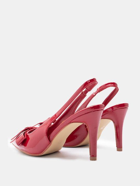 Luigi Pointed Toe Red High Heels