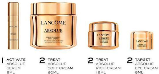 Lancome Skin Care Set for Moisturizing & Αnti-ageing 4pcs