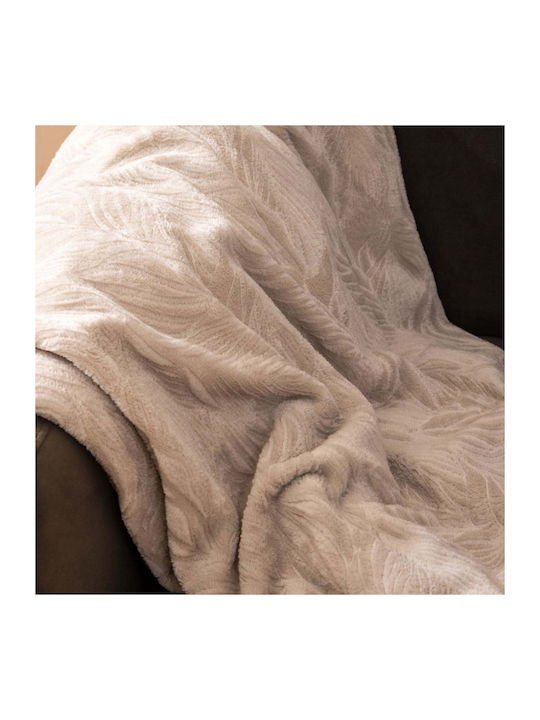 A-s Automne Fleece Blanket Sofa 120x160cm Ecru