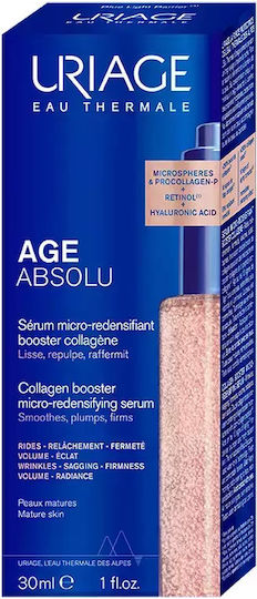 Uriage Age Absolu Moisturizing & Anti-Aging Face Serum with Vitamin C & Hyaluronic Acid for Brightening & Firming 30ml