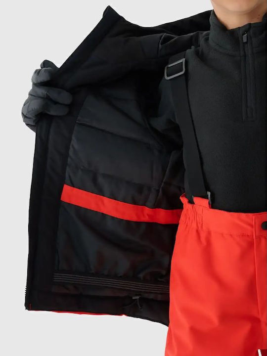 Kids' Sports Jacket with Hood Black