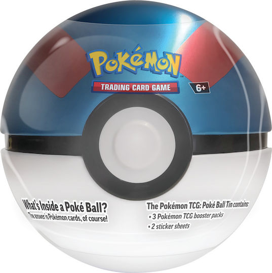 Pokemon Μονές Κάρτες Ball Tin 2024 (Διάφορα Σχέδια) 1τμχ POK858840