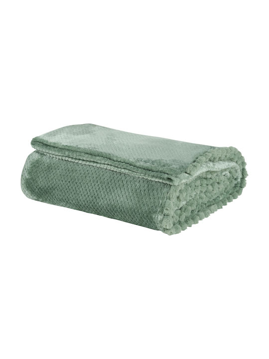 Das Home Blanket Fleece Queen 220x240cm 1184 Green