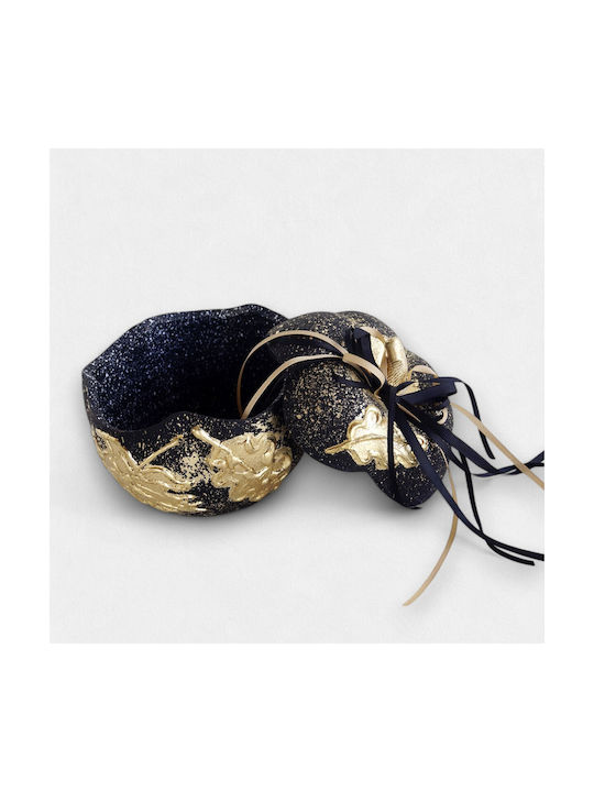 Ceramic Pumpkin Candy Dish “black Pumpkin” 15cm X 15cm Circumference Approximately 50cm