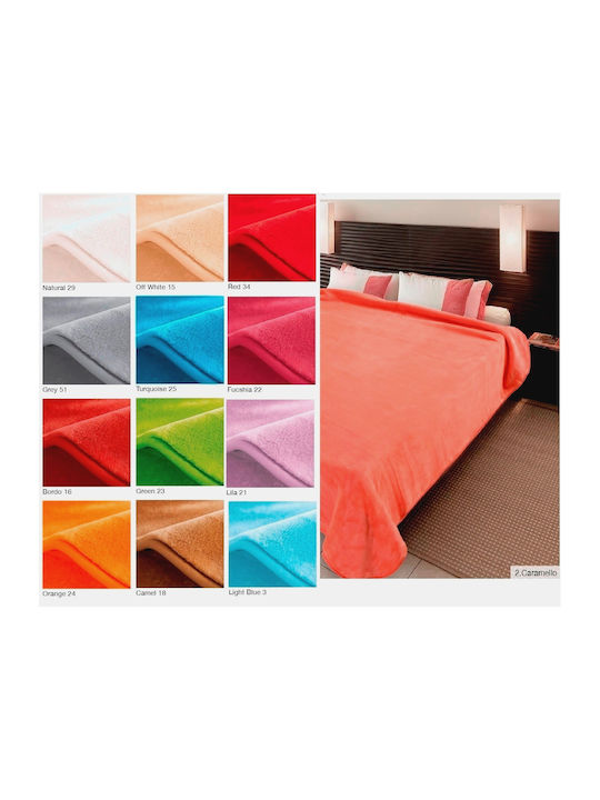 Belpla Ster Blanket Spain Velvet Single 160x220cm Red