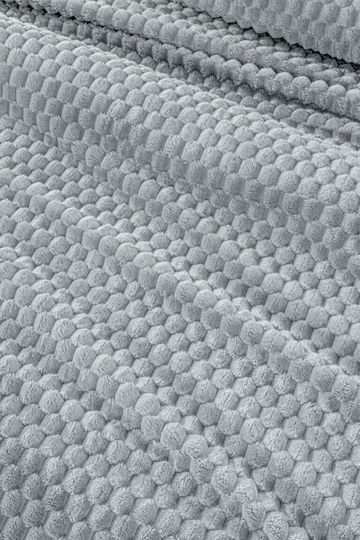 Guy Laroche Smoothie Κουβέρτα Fleece Μονή 160x220εκ. Silver