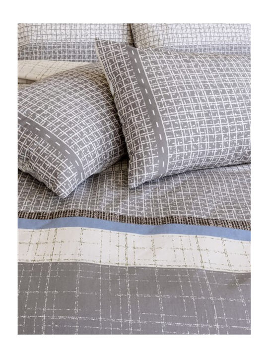 Nima Duvet Single 170x240cm Sharp Gray, Ecru