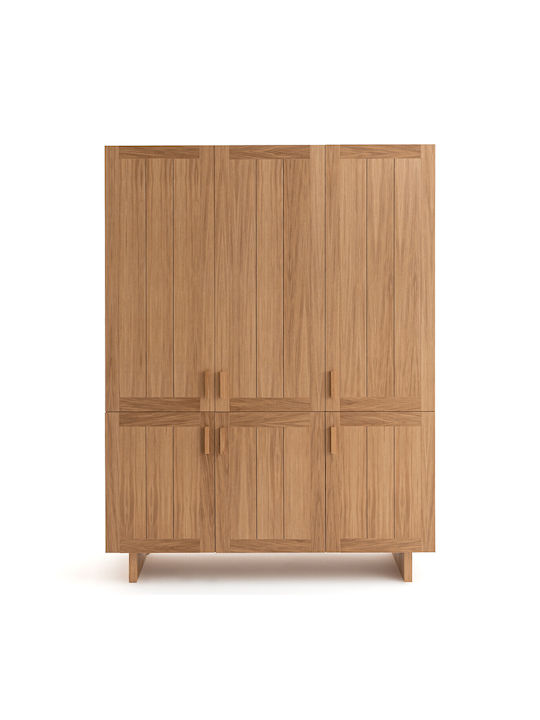 Lanko Triple Door Wardrobe 150x59.2x200cm