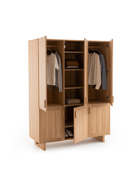 Lanko Triple Door Wardrobe 150x59.2x200cm