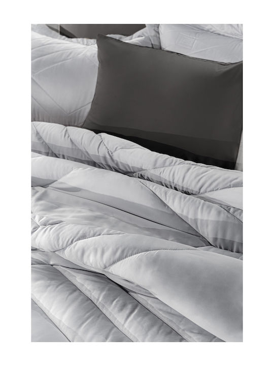 Guy Laroche Duvet Set Queen 240x250cm Columbia Silver 3pcs