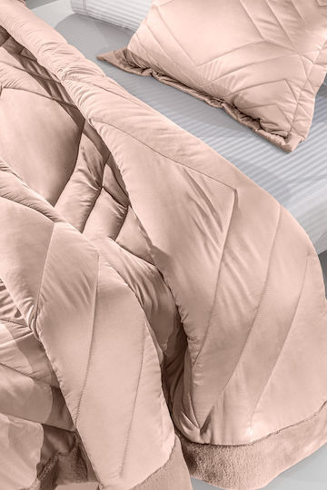 Guy Laroche Set Pilotă Super Dublu 240x250cm Columbia Roz vechi 3buc 380 g/mp²Gsm