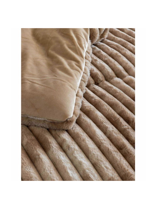 Palamaiki Bettbezug Großes Doppelbett 220x240cm TIDI/2 Beige 840 GSMGsm