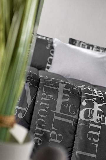 Guy Laroche Пухено Куинсайз 220x240бр Instyle Въглени 530 г/м²Gsm