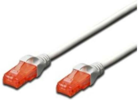 Digitus U/UTP Cat.6 Ethernet Network Cable 3m Gray 6pcs