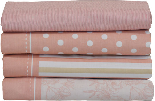 Anna Riska Πάπλωμα Υπέρδιπλο 220x240εκ. Mix & Match Solid Σάπιο Μήλο