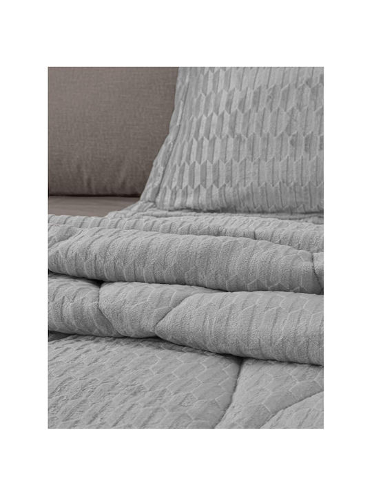 Guy Laroche Duvet Queen 220x240cm Gali Grey 660 GSMGsm