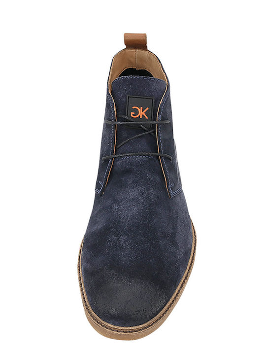 Suede Albastru marin Ghete barbati