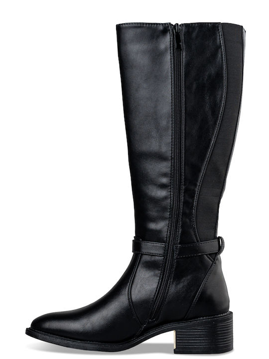 Envie Shoes Women's Boots Riding Black