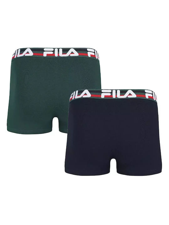 Fila Herren-Boxershorts 2Packung Grün