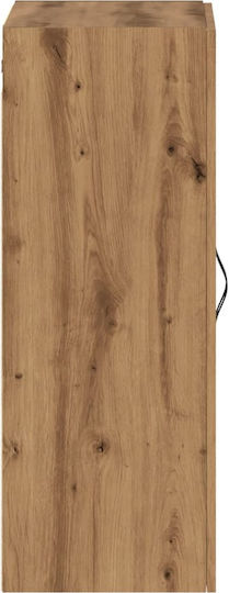 Wand Wohnzimmer Nische aus Spanplatte Artisanae Eiche 69.5x34x90cm