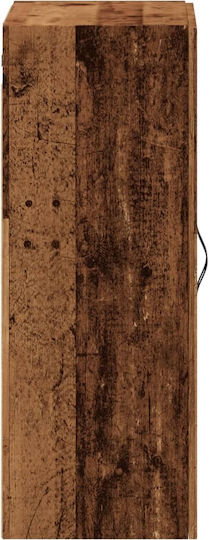 Hängeschrank fürs Wohnzimmer aus Spanplatte Braun 69,5 x 34 x 90 cm