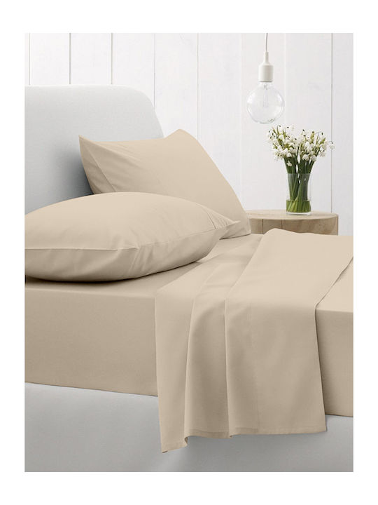 Sunshine Duvet Cover Cotton Double 200x250 Feelings Sand