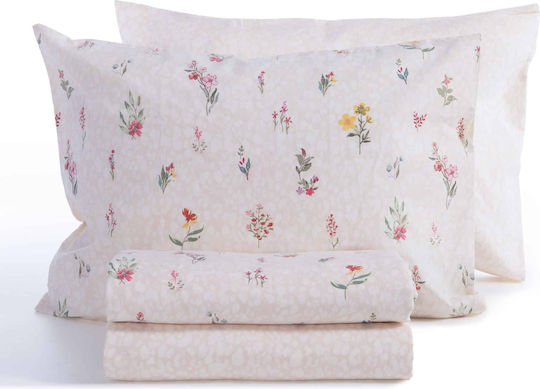 Nef-Nef Homeware Σετ Υπέρδιπλη 240x230cm Plant Ecru Nef-Nef Homeware Σετ Υπέρδιπλη 240x230cm Plant Ecru