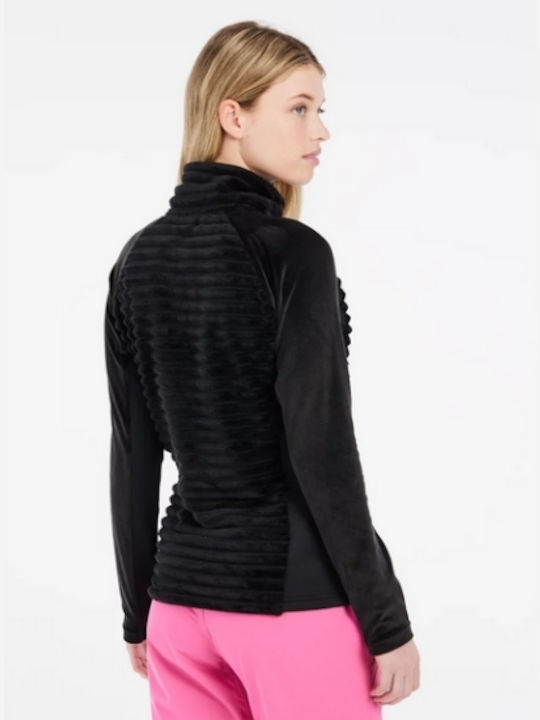 Protest Women's Cardigan with Zipper true black