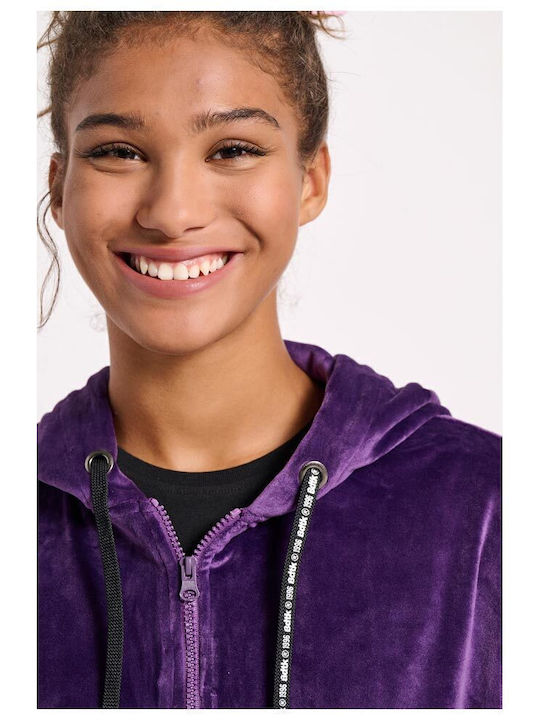 Women's Sweatshirt Jacket Velvet Hooded Morpheus