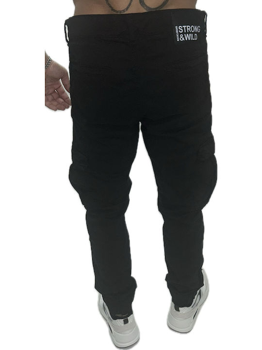 Παντελόνι Cargo Ελαστικό Black