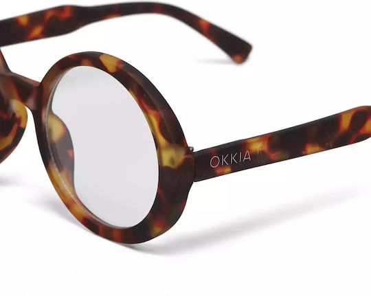 Okkia Laura Lesebrillen +2.00 in Braun Farbe