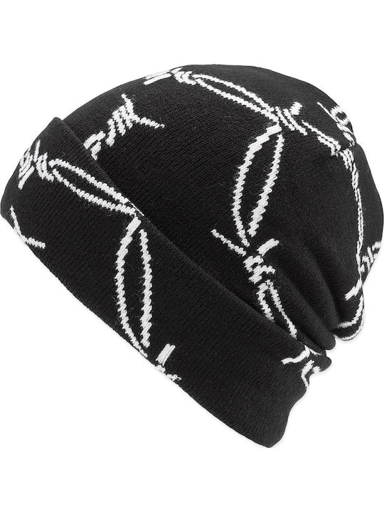 Funk Beanie Beanie Knitted in Black color