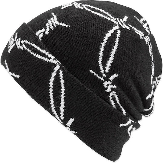 Funk Beanie Beanie Knitted in Black color