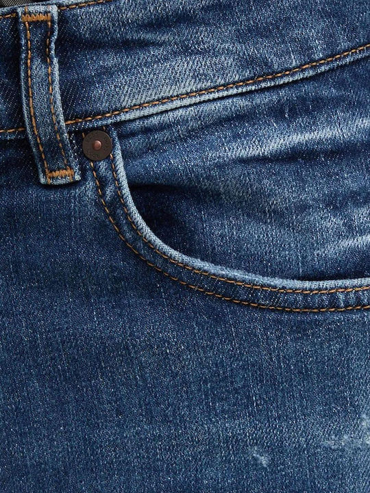 Re Maine Men's Jeans Pants Elastic with Regular Fit Blue