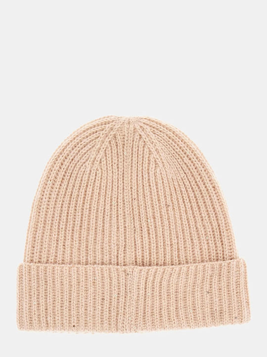 Beanie Beanie Knitted in Pink color